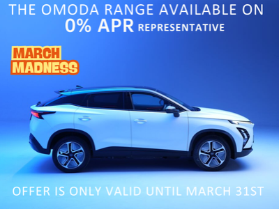 March Madness: 0% APR on Omoda Range at Halesowen Motor House