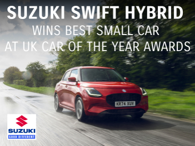 Suzuki Swift Hybrid Named Best Small Car at the UK Car of the Year Awards